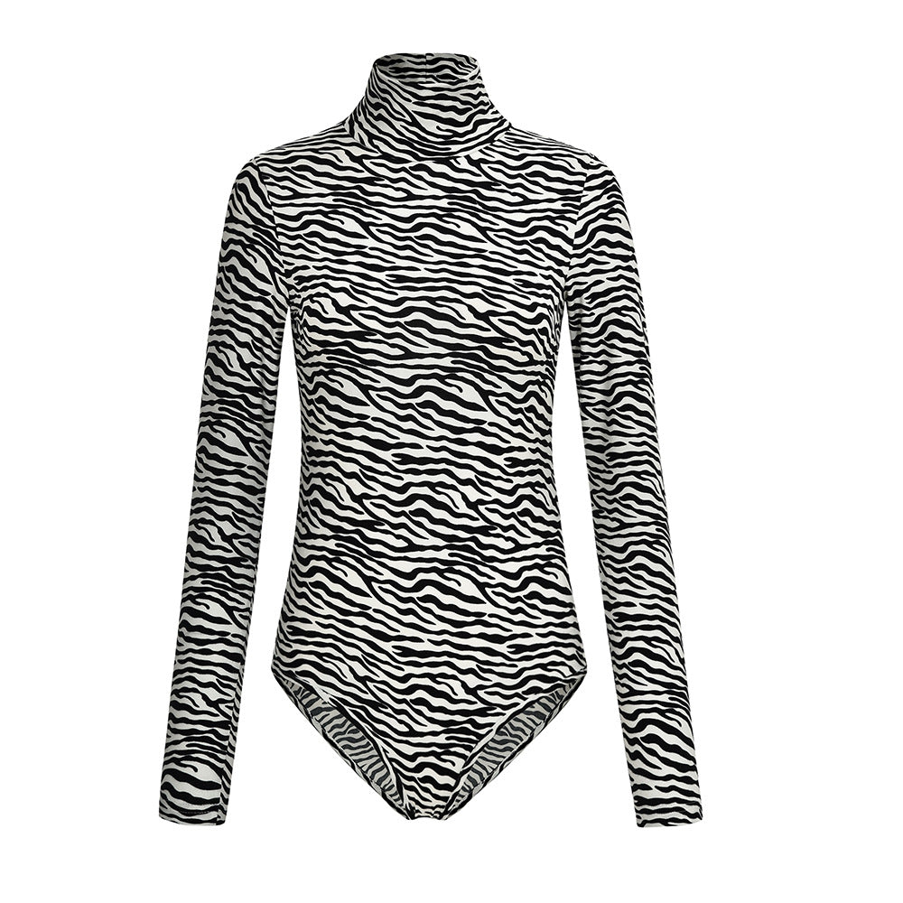 Zebra Print Bodysuit