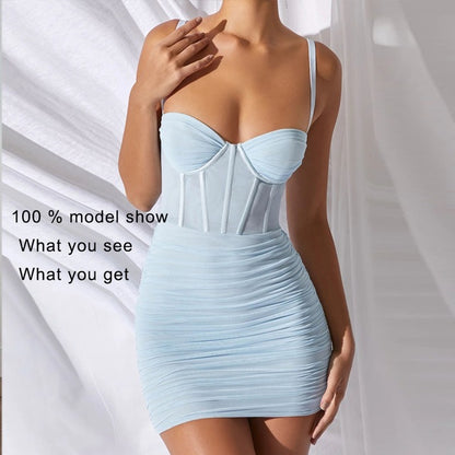 Spaghetti Strap Sexy Party Dress For Women