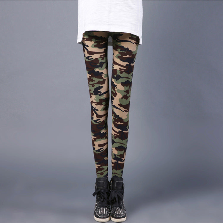 Camouflage Printed Leggings