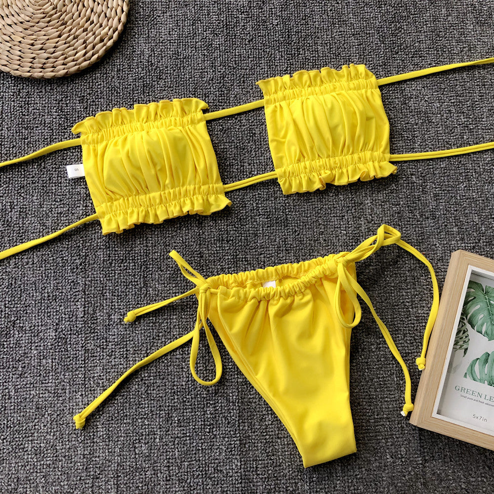 Costa Rica Bandeau Bikini Set