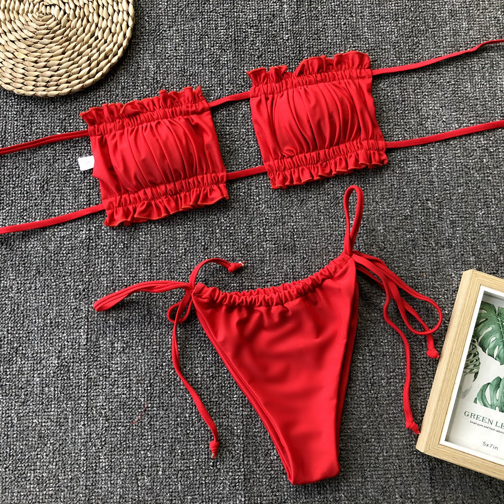 Costa Rica Bandeau Bikini Set