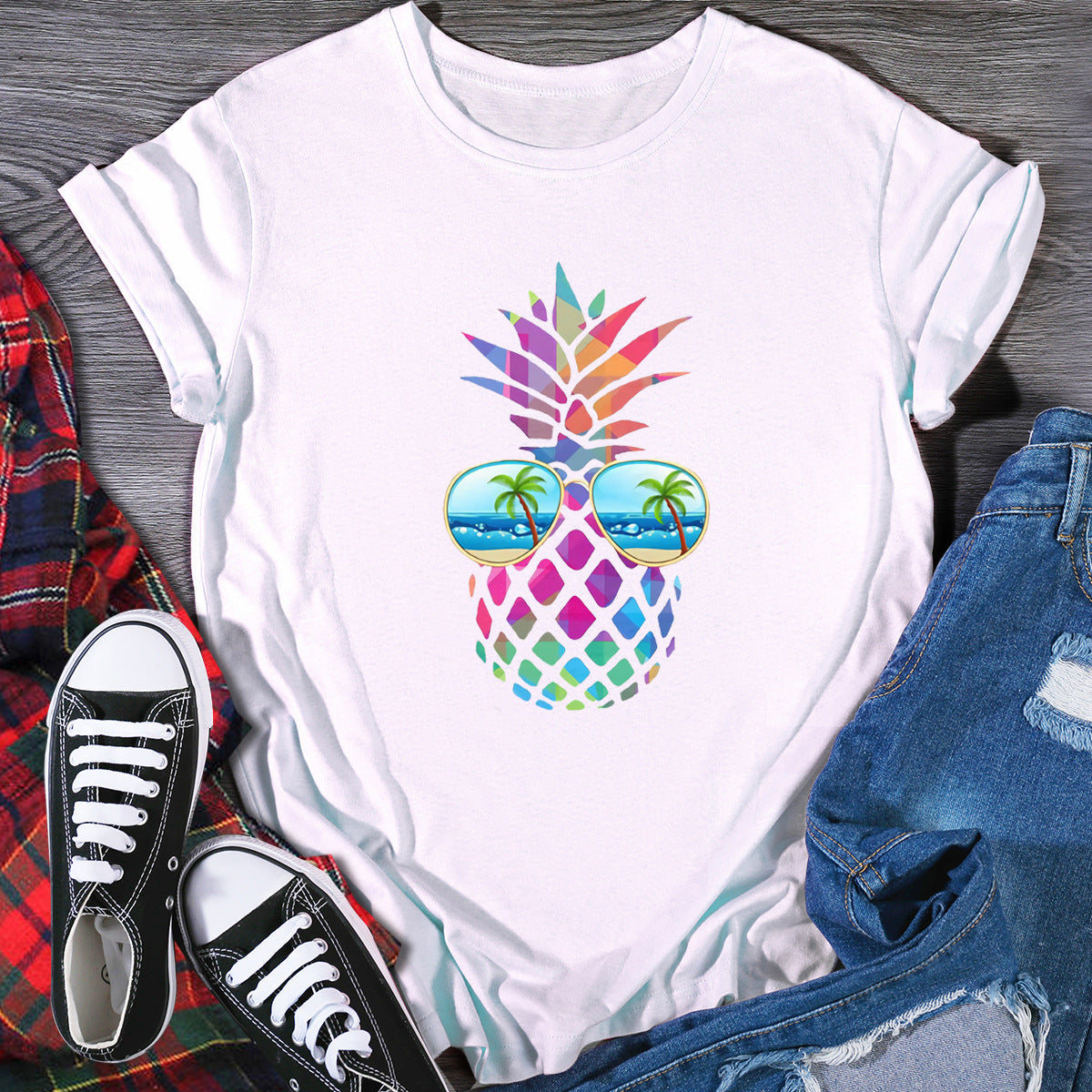 Eye Pineapple Women T-Shirt