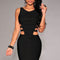 Black Sexy Sleeveless Bandage Dress For Women